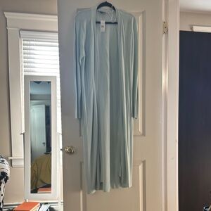 Light Blue Long Cardigan
